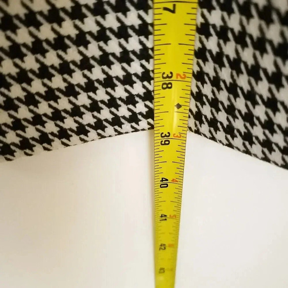 KARL LAGERFELD X ITALIA INDEPENDENT Dress Size 12 Houndstooth Print Knee-Length - Picture 12 of 12